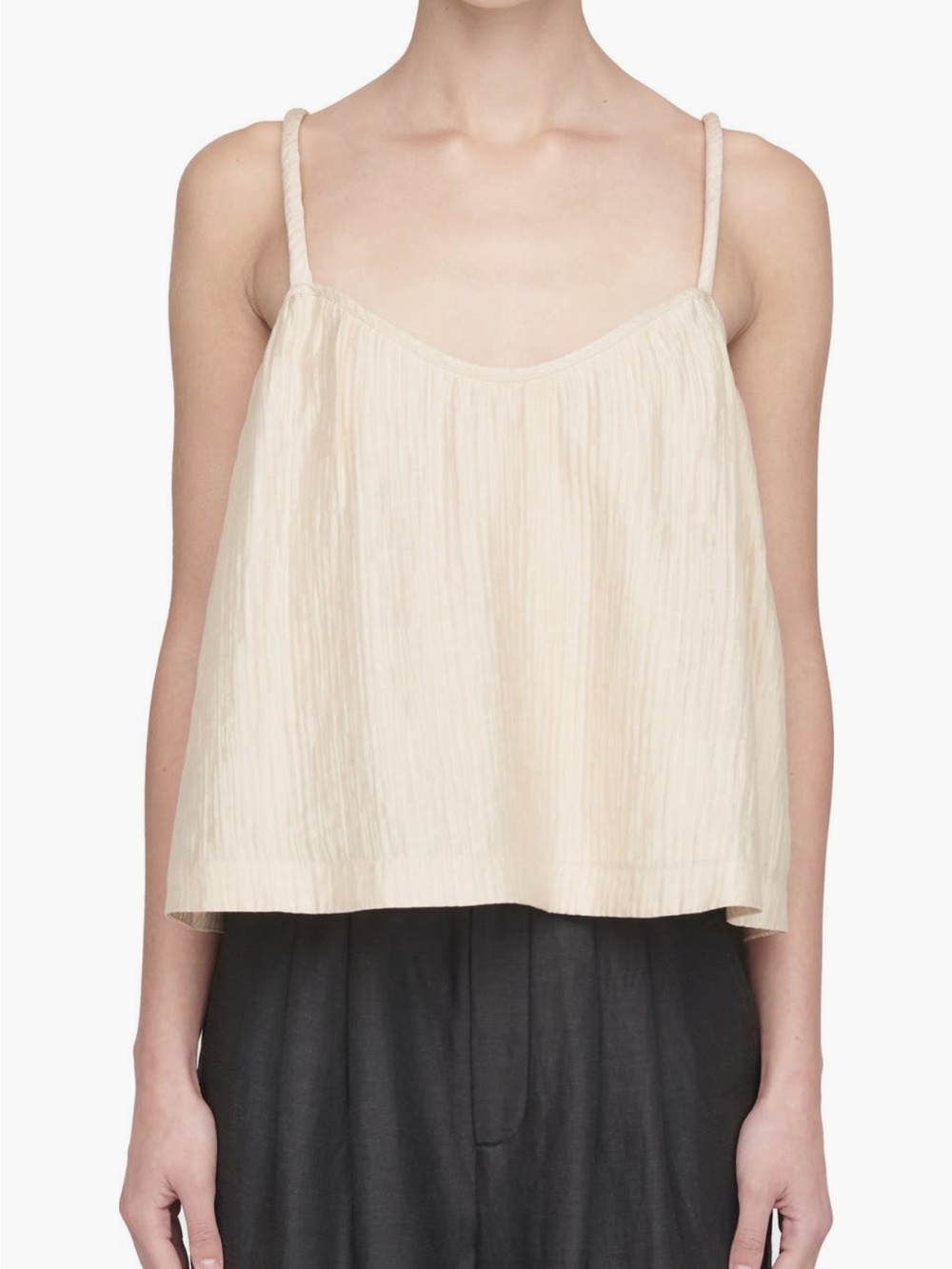 NWT Anine Bing Theodora Crinkle Camisole